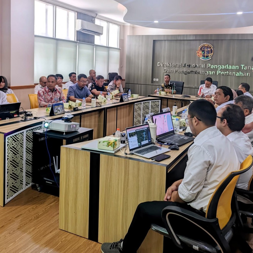 Bupati Oskar Manoppo Temui Dirjen ATR Bahas Lahan