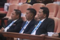 Wakil Bupati Bolaang Mongondow Timur Argo V. Sumaiku menghadiri Rapat Paripurna DPRD Sulawesi Utara dalam rangka HUT ke-62 Provinsi Sulawesi Utara.