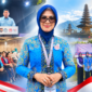 Ketua Dekranasda, TP-PKK, sekaligus TP Posyandu Kabupaten Bolaang Mongondow Timur, Ny. Rosita Manoppo Pobela, S.E., M.Si., menghadiri Rapat Penguatan Tata Kelola Dekranas, TP-PKK dan TP Posyandu se-Indonesia Bagian Tengah Tahun 2026 di Bali Sunset Road Convention Center, Denpasar, Bali, Kamis (22/10/2026). 