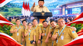 Bupati Bolaang Mongondow Timur Oskar Manoppo menghadiri Rakornas TPAKD Tahun 2026 di JIExpo Kemayoran, Jakarta, yang dibuka Presiden RI Prabowo Subianto, Kamis (22/10/2026).