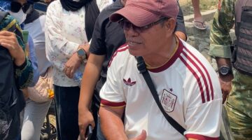 Proses konstatering atau pencocokan objek sengketa oleh Pengadilan Negeri Kotamobagu di lokasi lahan yang dipersoalkan keluarga Lasambu, Kamis (22/10/2026). Keluarga menyampaikan keberatan terkait pengukuran dan pencocokan batas lahan.